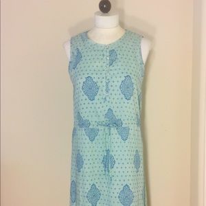LUCKY BRAND- Green & Blue Dress-S
